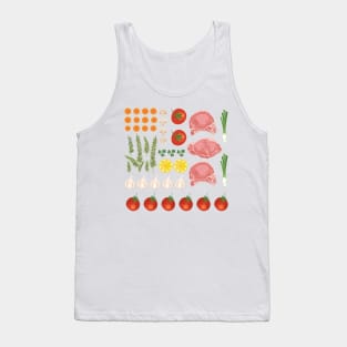 Veggie Flat Lay Tank Top